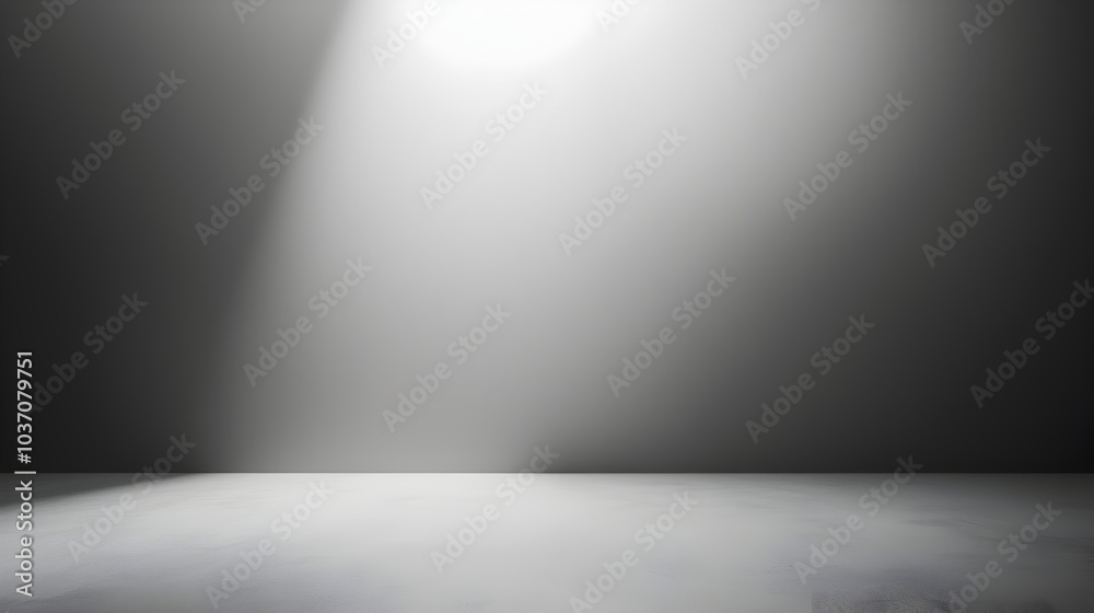 Neutral Grey Gradient Backdrop with Soft Overhead Light for Versatile Product Displays Neutral Grey Gradient Backdrop with Soft Overhead Light for Versatile Product Displays