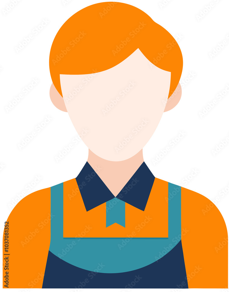 Barista cartoon character Barista cartoon character