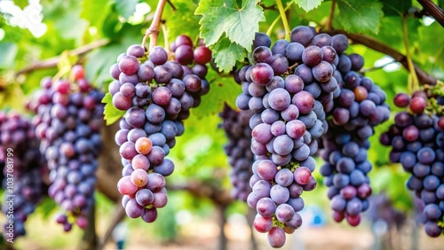 Wallpaper Mural Ripe Grapes on Vine. Torontodigital.ca