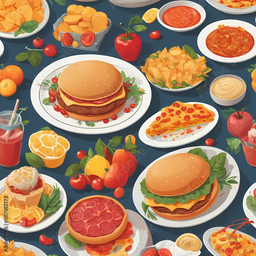 Foodrelated illustrations