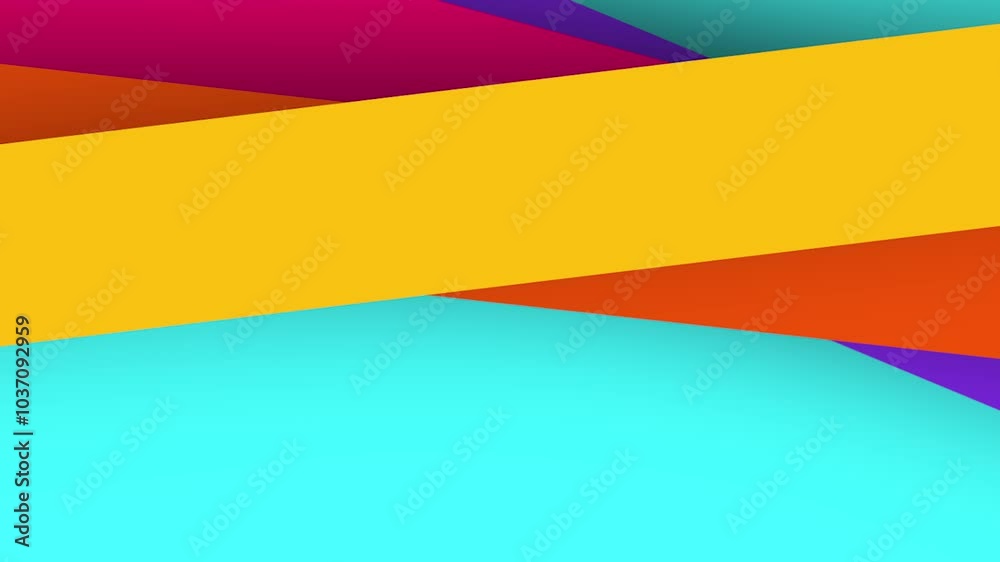 Abstract Shapes Animated Background with Bright Colors Abstract Shapes Animated Background with Bright Colors