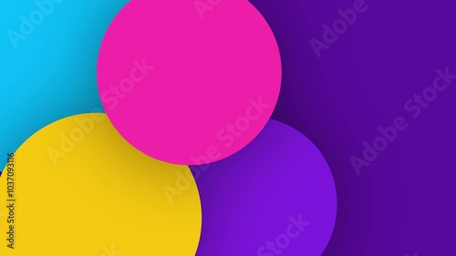 Wallpaper Mural Dynamic Circle Shapes Animated Background Loop Torontodigital.ca