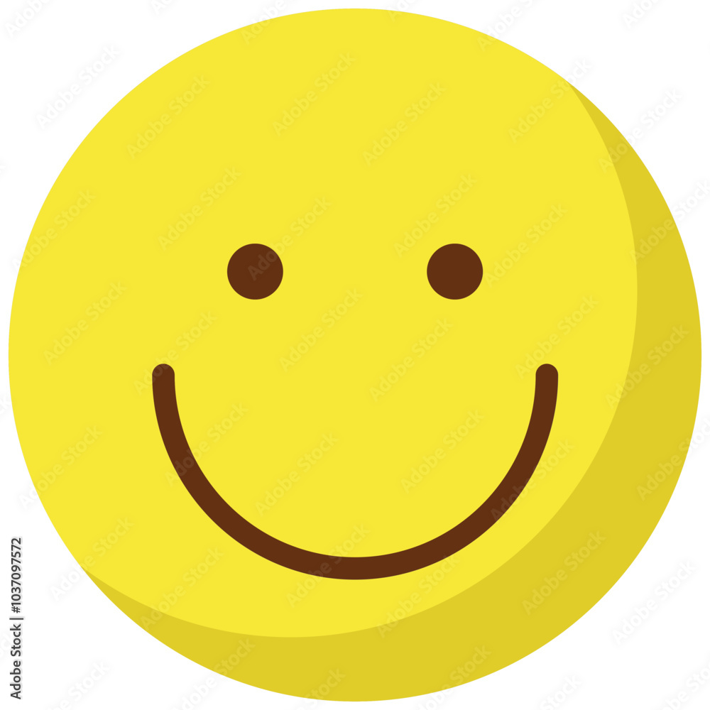 Fototapeta premium Emoticon Emoji vector icon with isolated background 