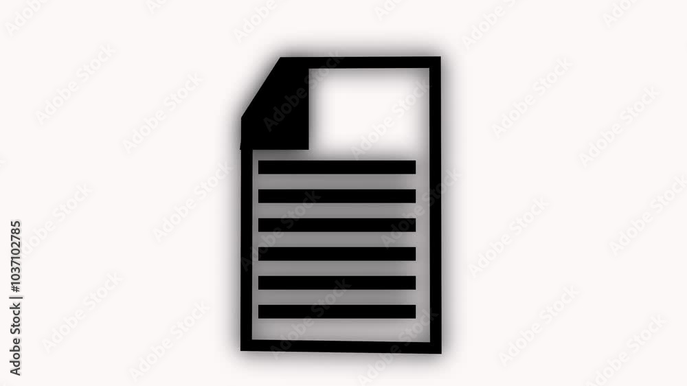 PDF file document symbol. Black line Document icon isolated on white background. File icon. PDF file document symbol. Black line Document icon isolated on white background. File icon.