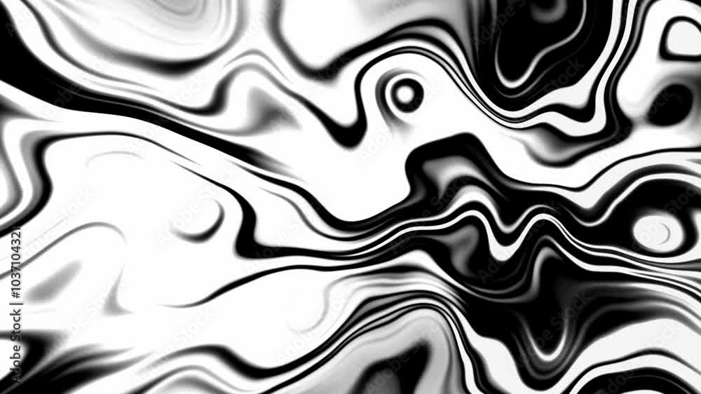 Black and White Liquid Animated Background Black and White Liquid Animated Background