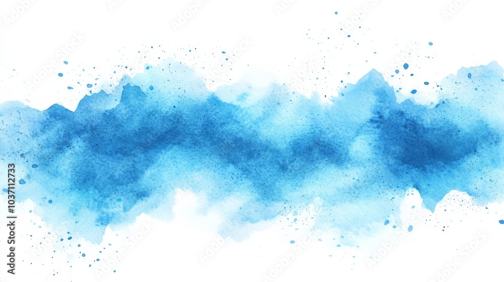 A vibrant blue watercolor splash creates an abstract background, evoking a sense of tranquility and creativity. A vibrant blue watercolor splash creates an abstract background, evoking a sense of tranquility and creativity.
