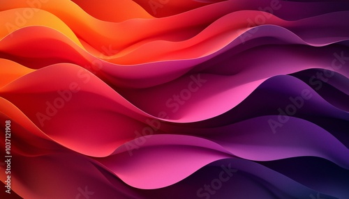 Hypnotic Spiral of Colorful Ellipses - Abstract Gradient Illustration