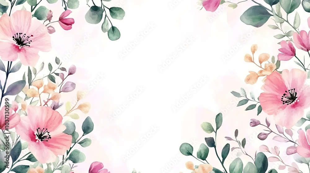 Wedding card or invitation with jasmine flower and stem background. Elegance pattern with flowers. Abstract greeting card. Greeting card Wedding card or invitation with jasmine flower and stem background. Elegance pattern with flowers. Abstract greeting card. Greeting card