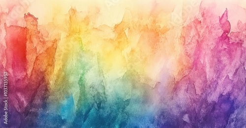 Vibrant Watercolor Explosion. AI generated illustration.