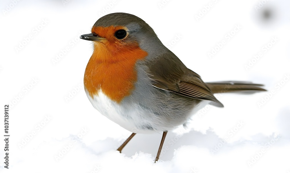 generation AI,Robin_perched generation AI,Robin_perched