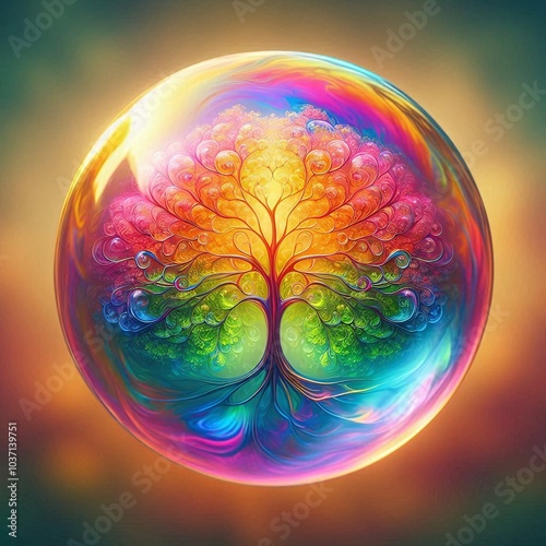 Tree of Life in a Crystal Sphere