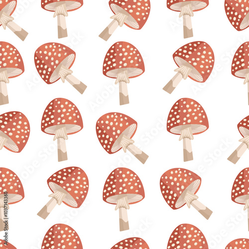 Vector illustration of a wild mushroom. Perfect for nature-themed designs and culinary projects or medecine