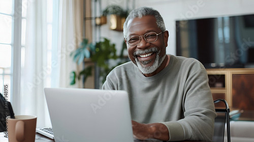 businessman working on laptop