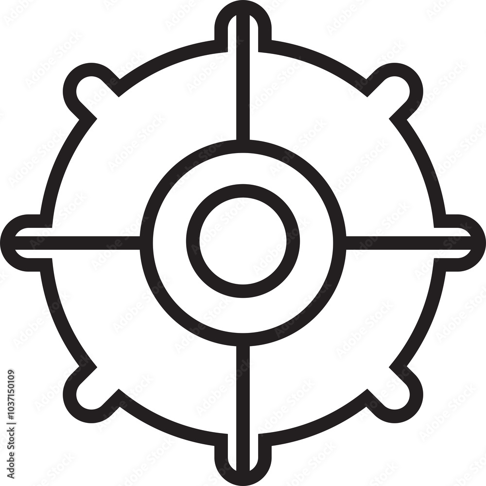 Obraz premium gear icon illustration