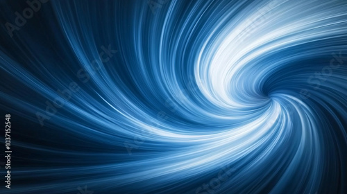 Abstract Blue Swirl Background