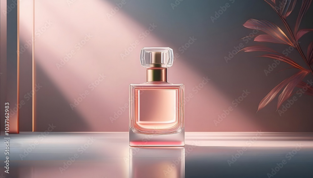 Product picture of perfume bottle advertising poster Simple, elegant design, looks expensive. Product picture of perfume bottle advertising poster Simple, elegant design, looks expensive.