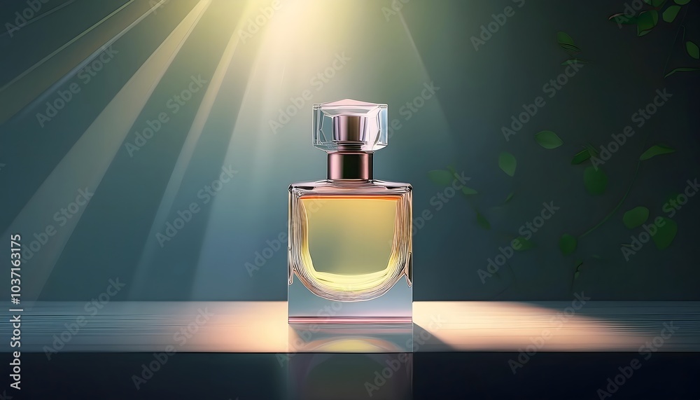 Product picture of perfume bottle advertising poster Simple, elegant design, looks expensive. Product picture of perfume bottle advertising poster Simple, elegant design, looks expensive.