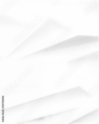 Soft Abstract White slice Layers with Subtle Shadows background
