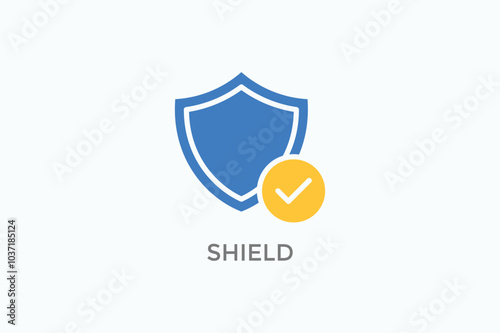 Shield Vector Icon Or Logo Illustration