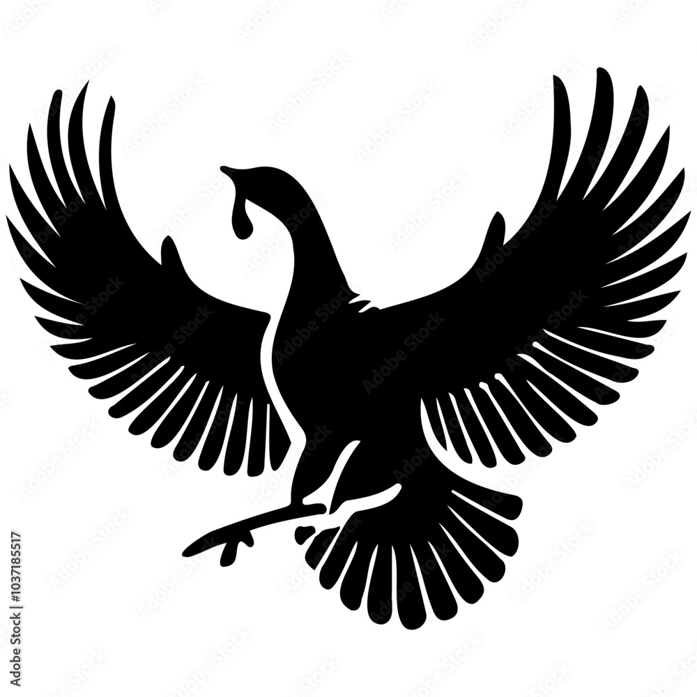 Obraz premium Turkey Full Silhouette