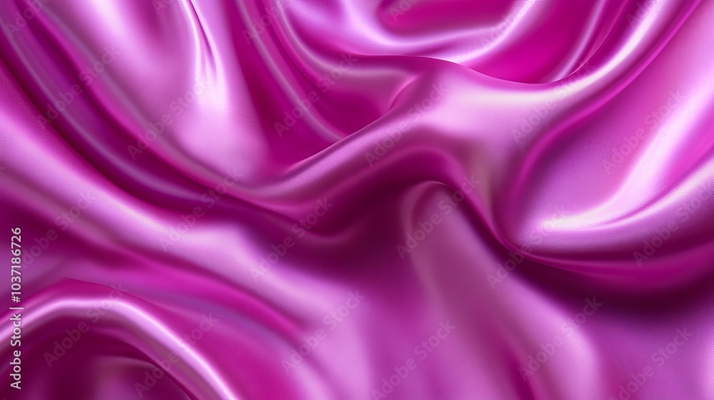 Obraz premium background, wallpaper, template as drapery of shiny silk, fabric, textile pink, 3d, pink color, textured, spots, black for article design, wall, presentation, social media, product presentation. 