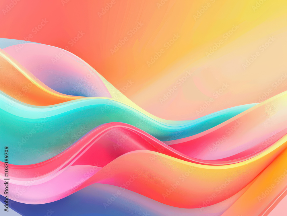 Fototapeta premium Rainbow Abstraction Wallpaper