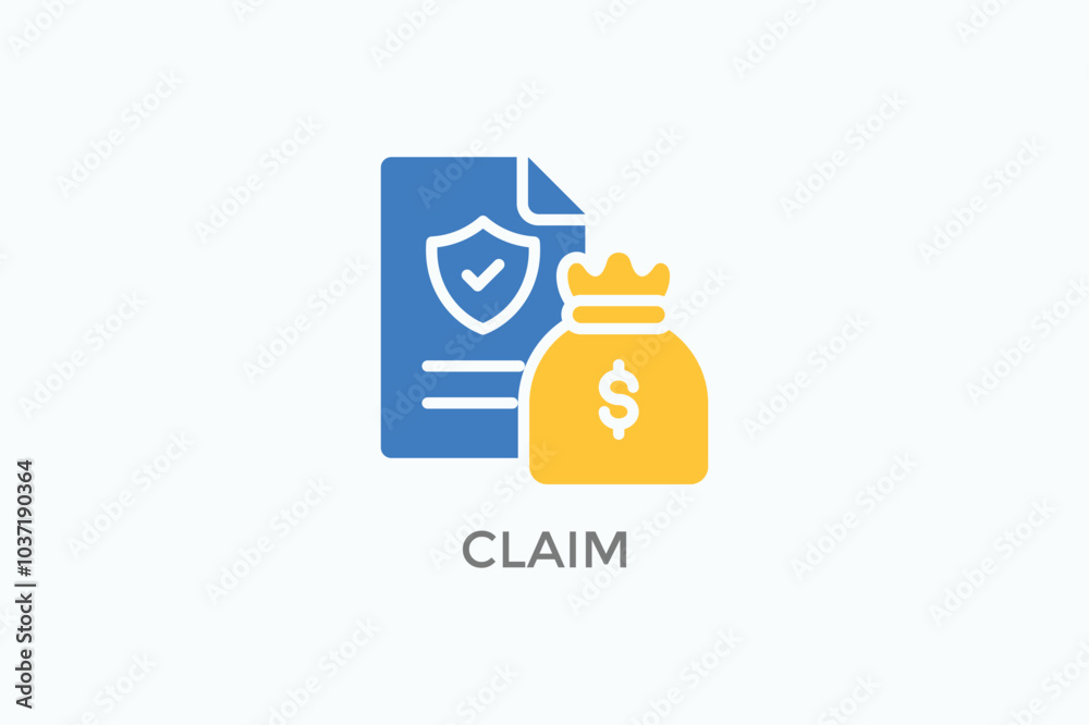 Claim Vector Icon Or Logo Illustration Claim Vector Icon Or Logo Illustration
