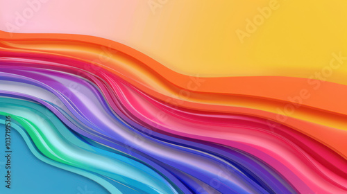 Rainbow Abstraction Wallpaper