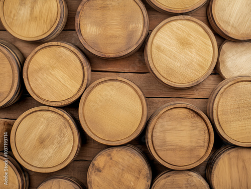 background of barrel