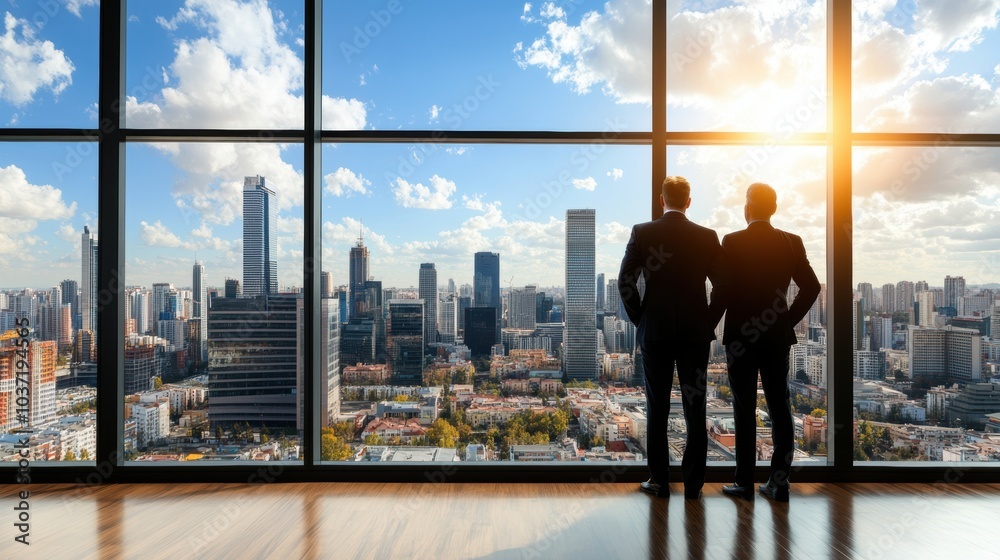 Fototapeta premium Professional Leadership Coaching in Urban Setting