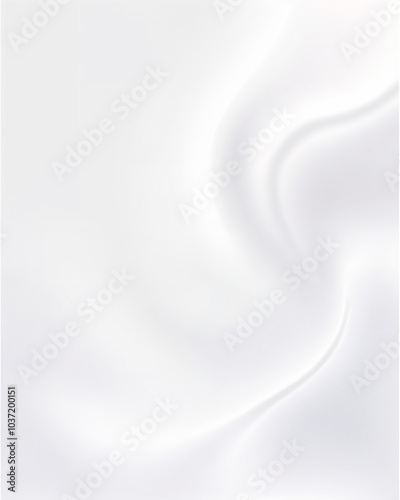 Abstract Flowing Waves and Smooth Texture white background
