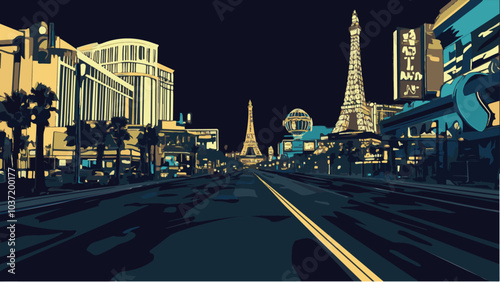 The Vibrant Energy of the Las Vegas Strip