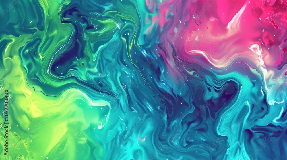 Abstract Swirling Colors Abstract Swirling Colors