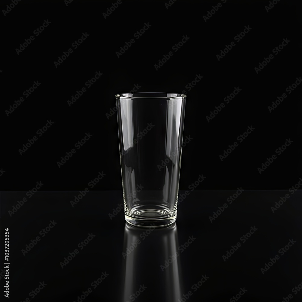 Generative, AI, empty clear glass on black background reflecting light, showcasing simplicity and minimalism.
Generative, AI, empty clear glass on black background reflecting light, showcasing simplicity and minimalism.