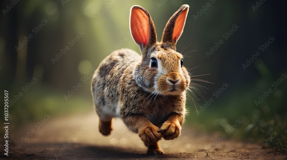 Fototapeta premium rabbit in the woods