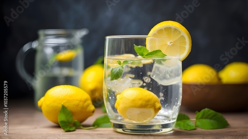 glass of lemonade