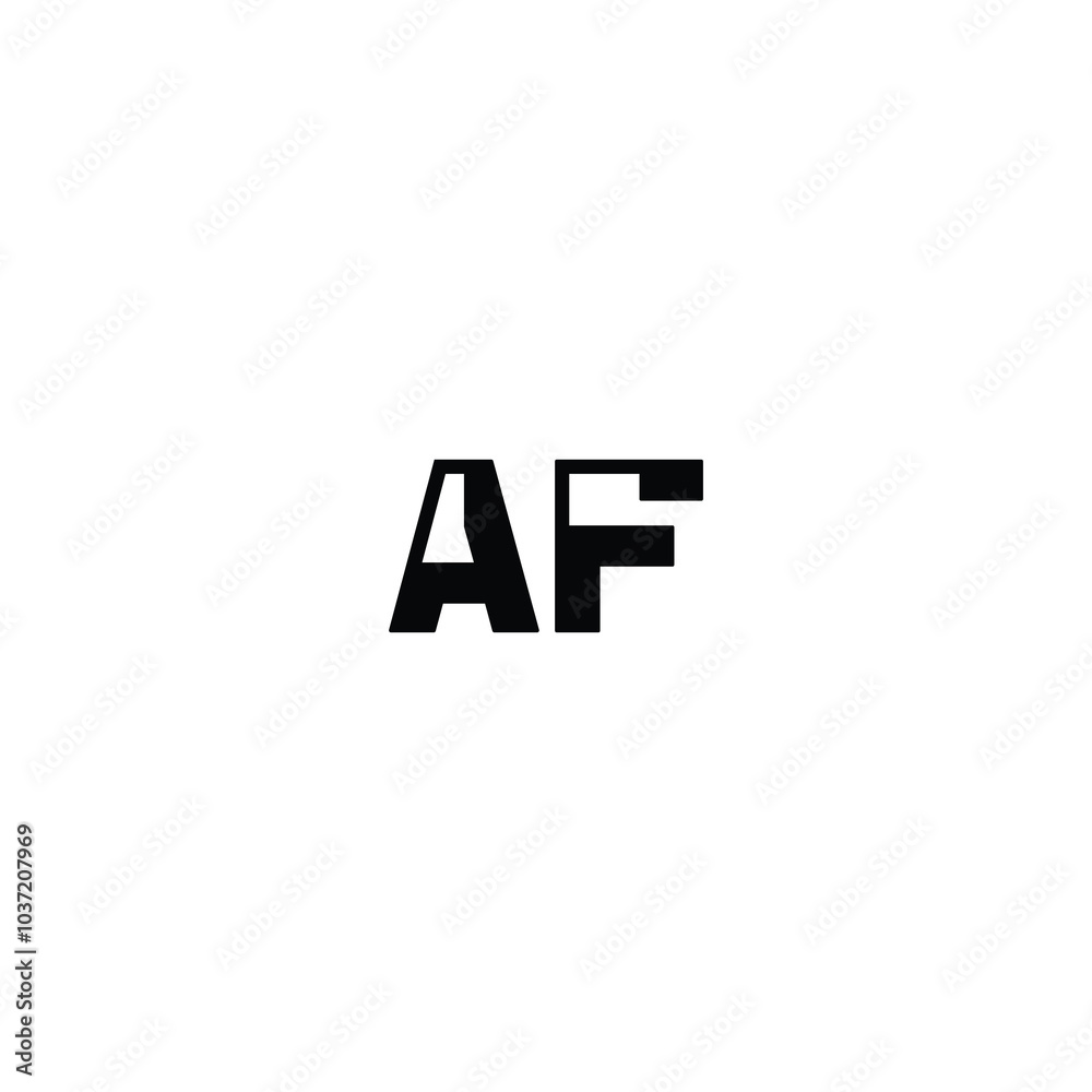 AF monogram logo design letter text name symbol monochrome logotype alphabet character simple logo AF monogram logo design letter text name symbol monochrome logotype alphabet character simple logo