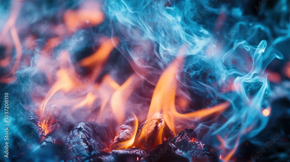 Abstract Flame and Smoke Abstract Flame and Smoke