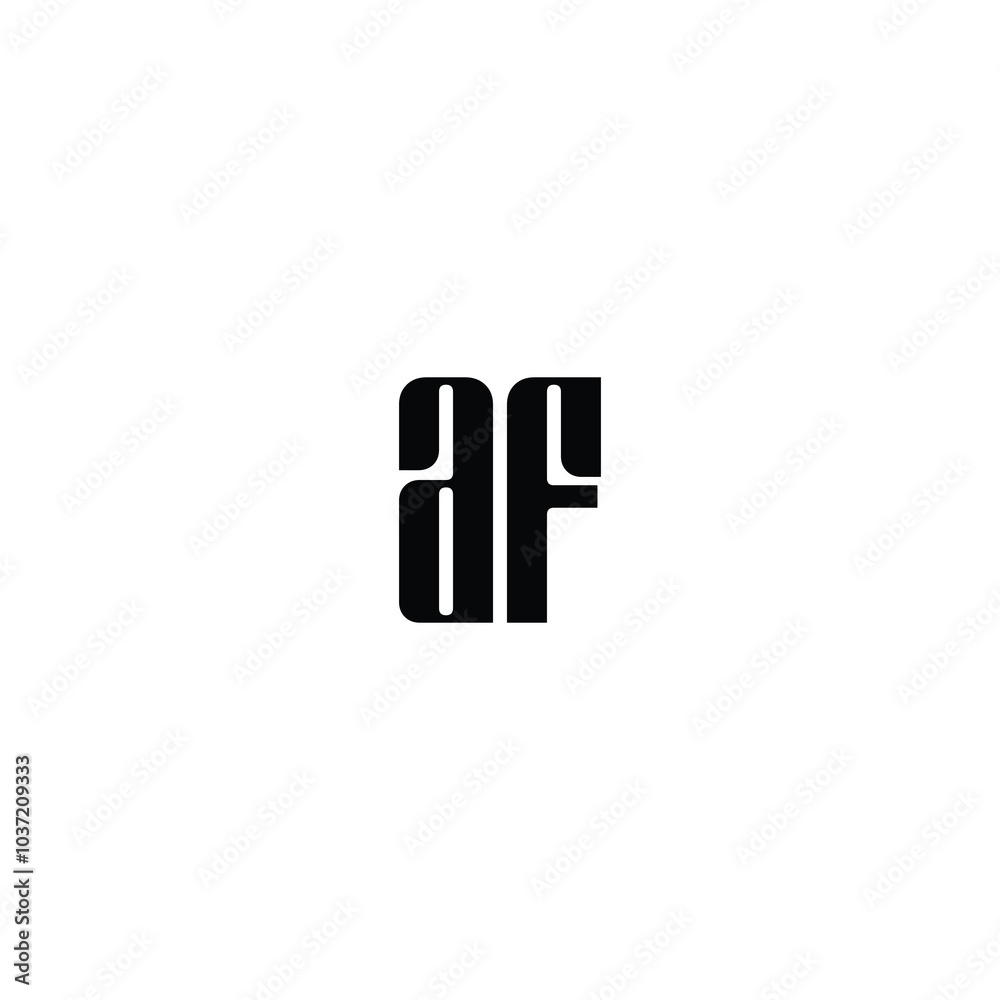 AF monogram logo design letter text name symbol monochrome logotype alphabet character simple logo AF monogram logo design letter text name symbol monochrome logotype alphabet character simple logo