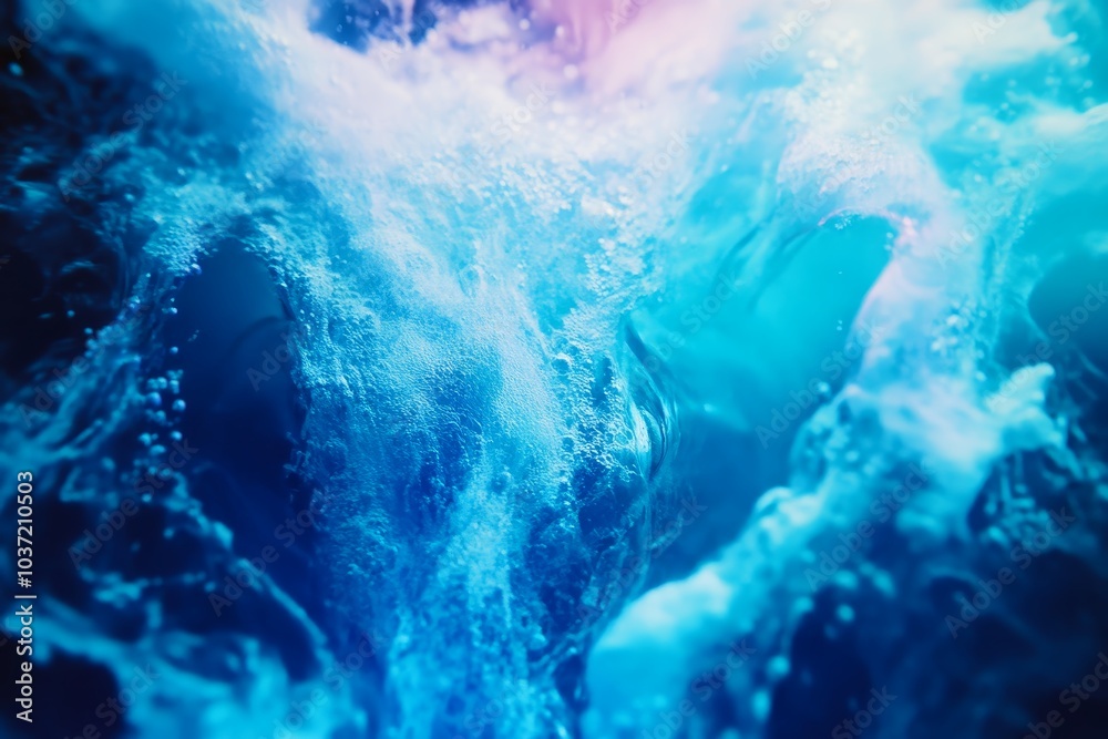 Spectacular fluid metal background.