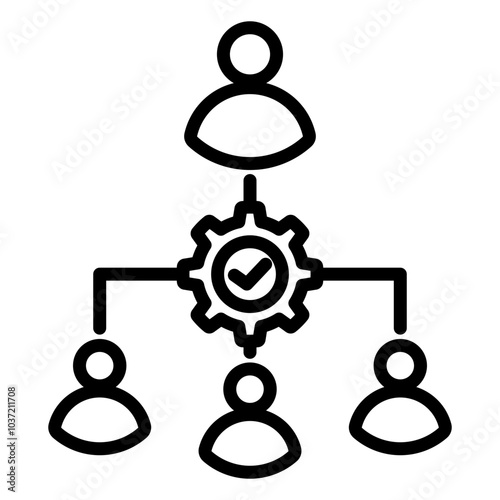 Delegate Outline Icon