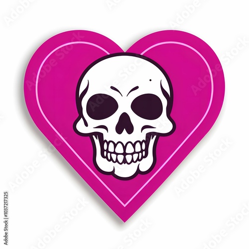 Skull in a Heart