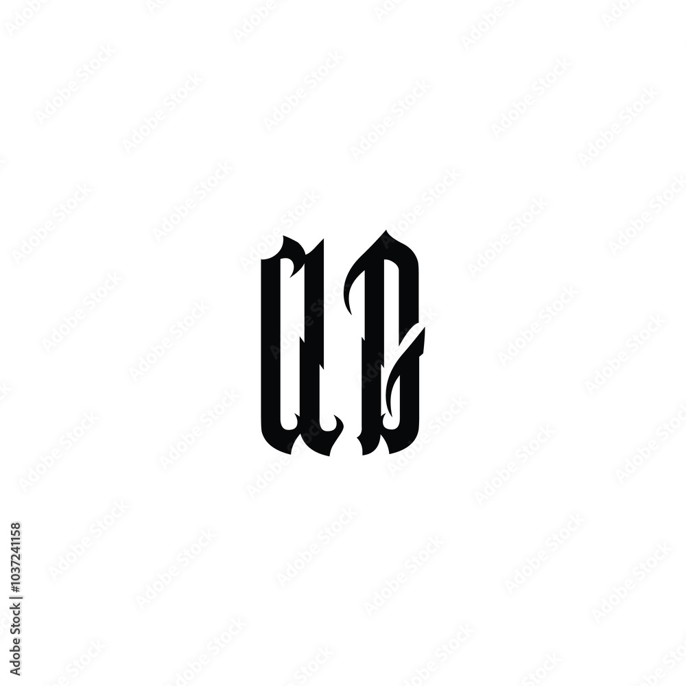 Fototapeta premium AG monogram logo design letter text name symbol monochrome logotype alphabet character simple logo