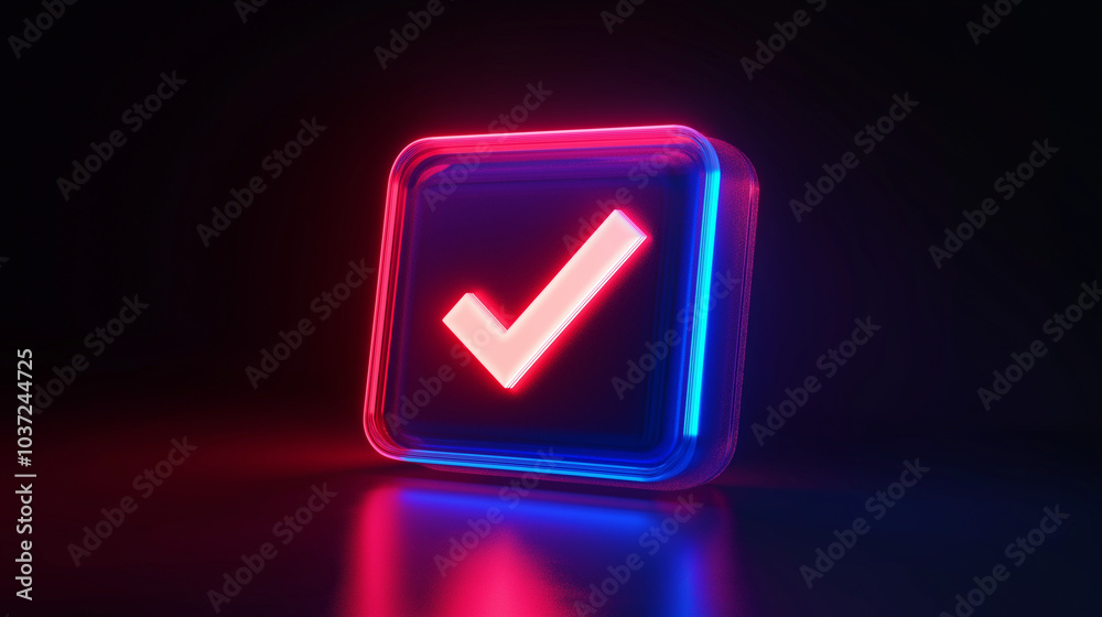 Checkbox certificate for service quality in business iso certification and quality guarantee concept 3d illustration, Ai Checkbox certificate for service quality in business iso certification and quality guarantee concept 3d illustration, Ai