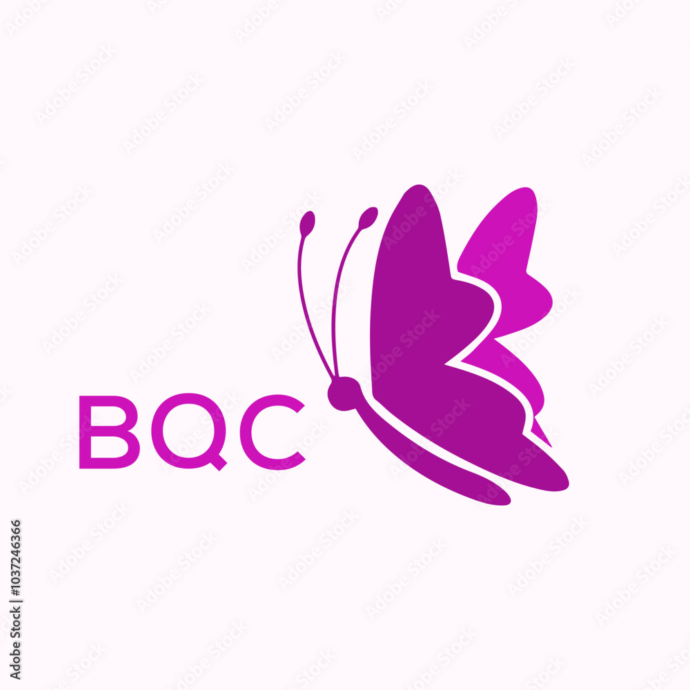 Fototapeta premium BQC Letter Logo