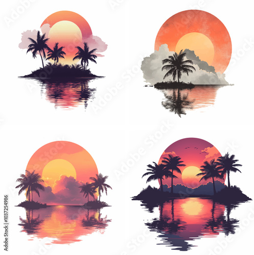 sunset mountains beach sunset field sunset lake sunset road painting wallpapers Hawaiian sunset