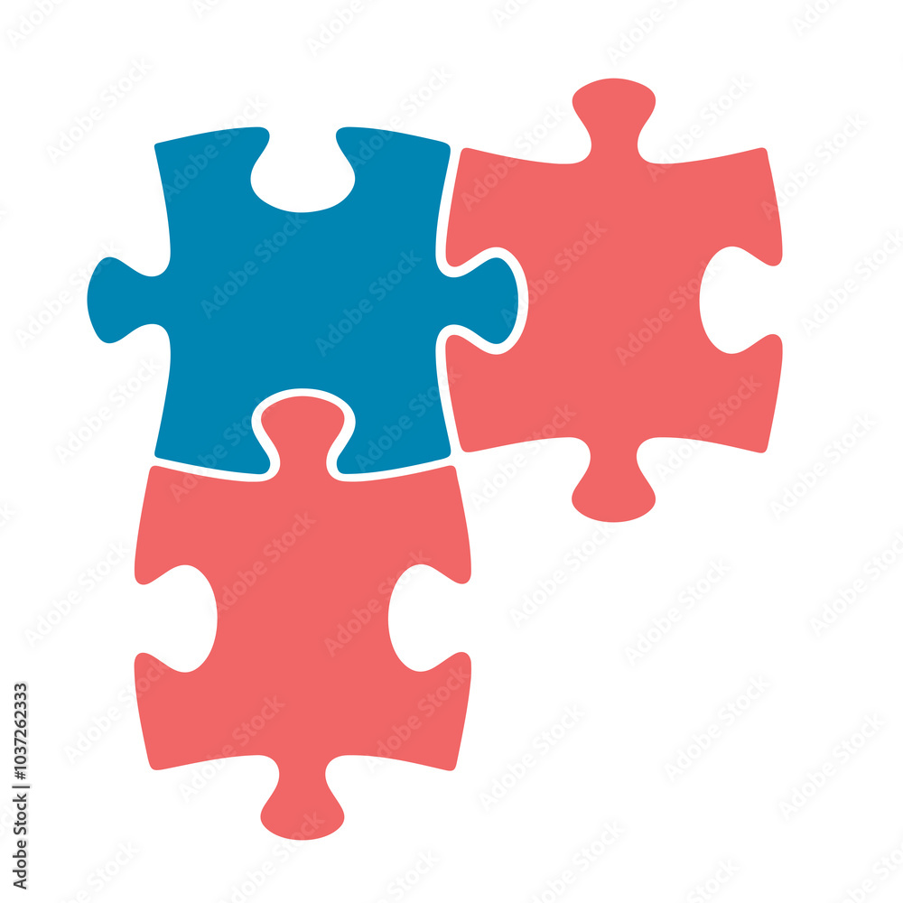 PUZZLE su fondo trasparente isolato 