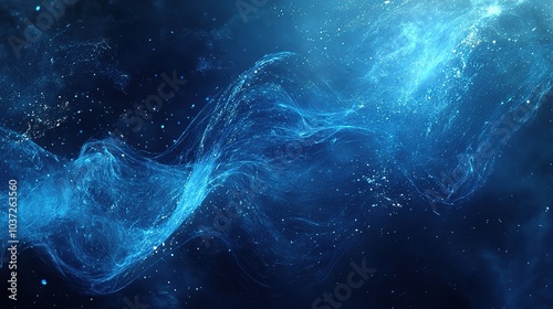 Abstract Blue Light Waves in Cosmic Background