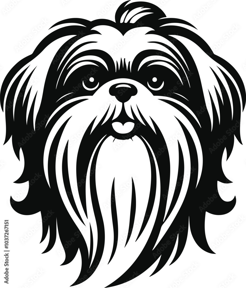 Obraz premium head of a dog