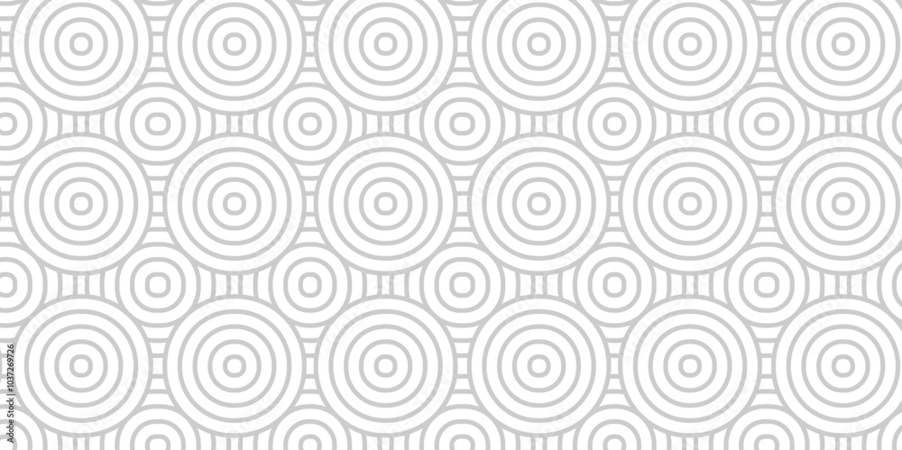 Abstract Overlapping Pattern. Seamless geometric ocean spiral pattern and abstract circle wave lines. white and gray seamless tile stripe geomatics retro round line backdrop pattern background. Abstract Overlapping Pattern. Seamless geometric ocean spiral pattern and abstract circle wave lines. white and gray seamless tile stripe geomatics retro round line backdrop pattern background.